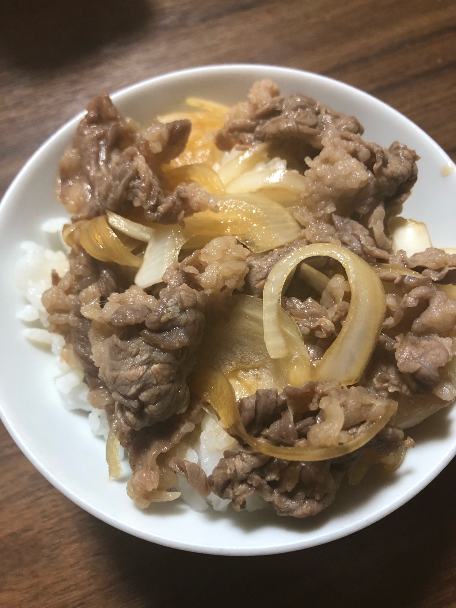 レンチン☆簡単牛丼