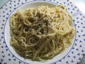 にんにく・バジル・マヨネーズパスタ