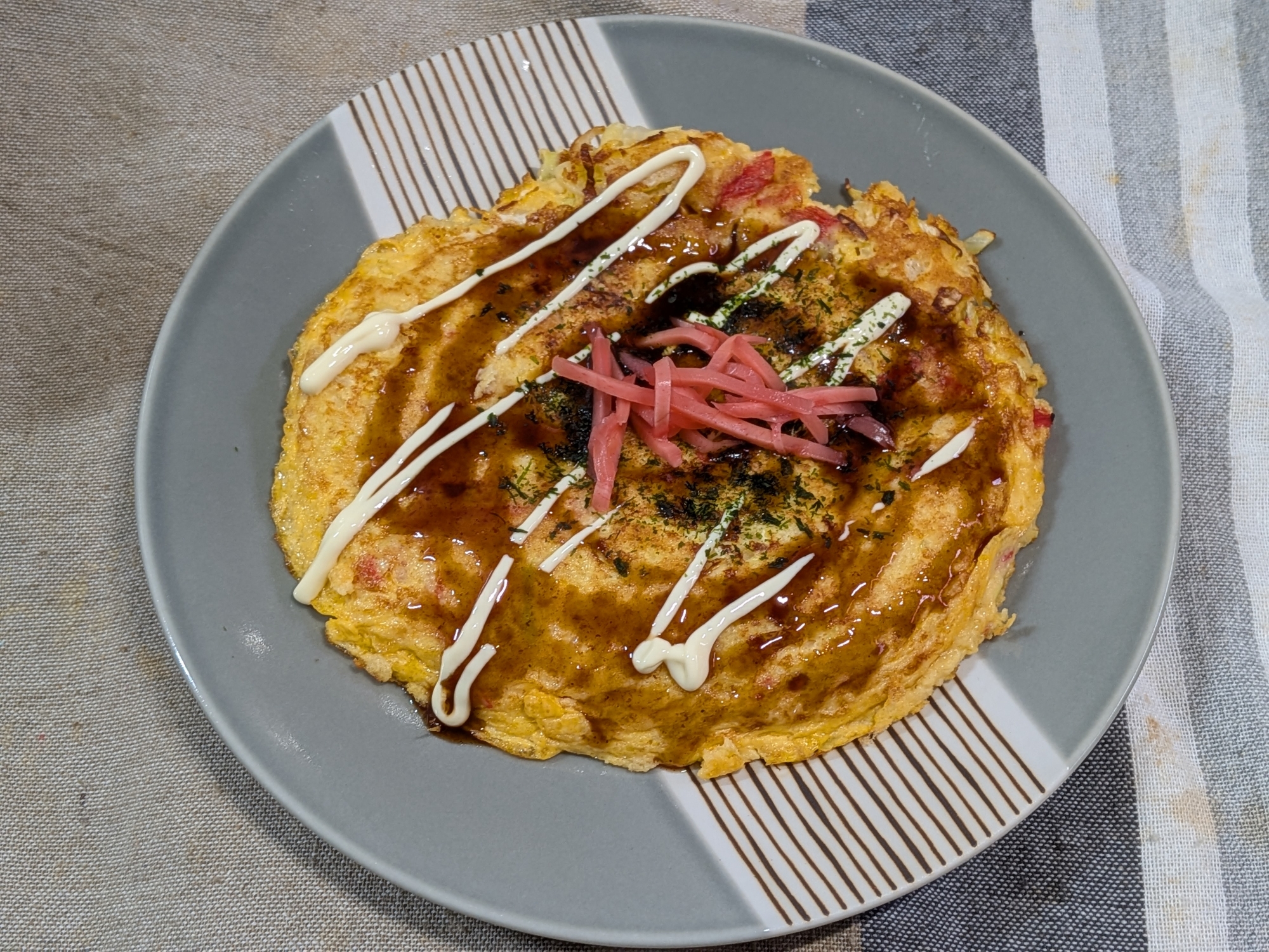 生おからDe〜キャベツ＆カニカマ お好み焼き風