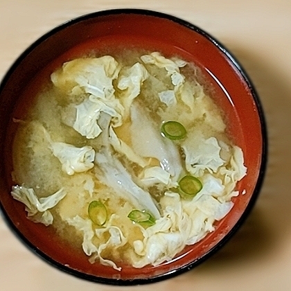 ꕥ舞茸と卵の味噌汁ꕥ