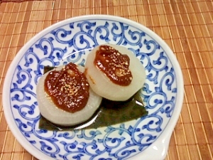 ユズ味噌でさっぱりいただく　ふろふき大根