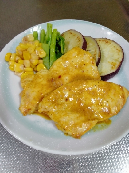 むね肉が柔らかく頂けて、ご飯が進んで！美味しかったです♪