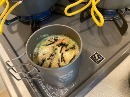 ササッと食べられる・豆腐茶漬け