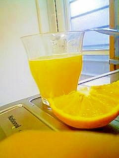 甘夏のフレッシュジュース
