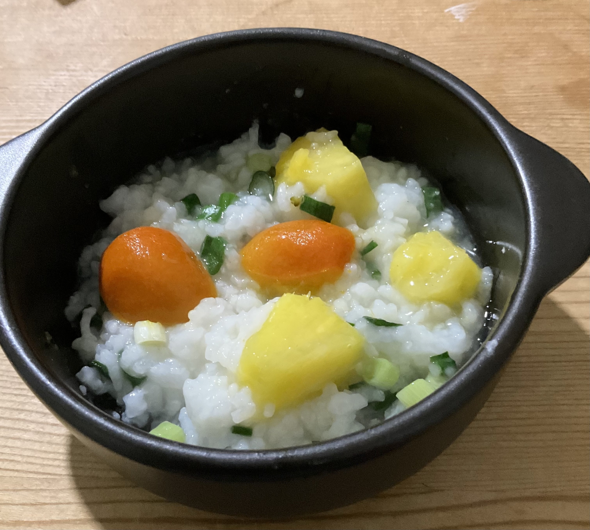 金柑パイナップル細ねぎ入りご飯