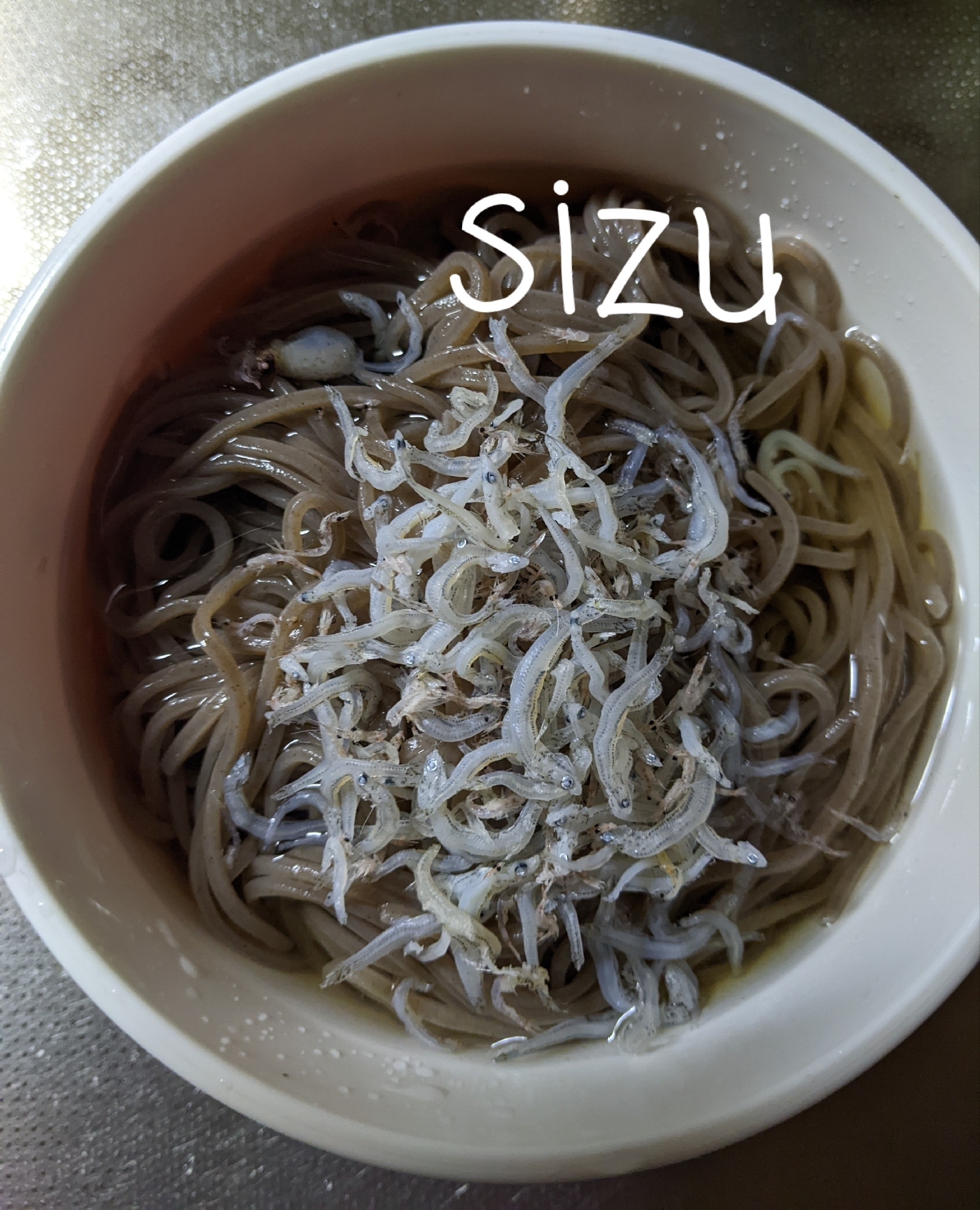 しらす蕎麦