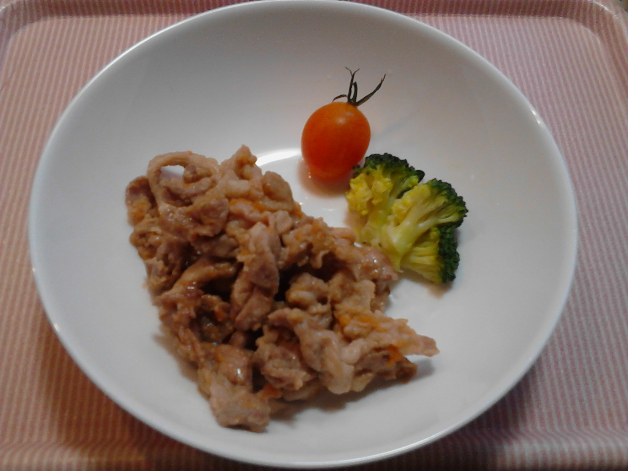 野菜と果物のチカラで柔らか~☆豚の生姜焼き