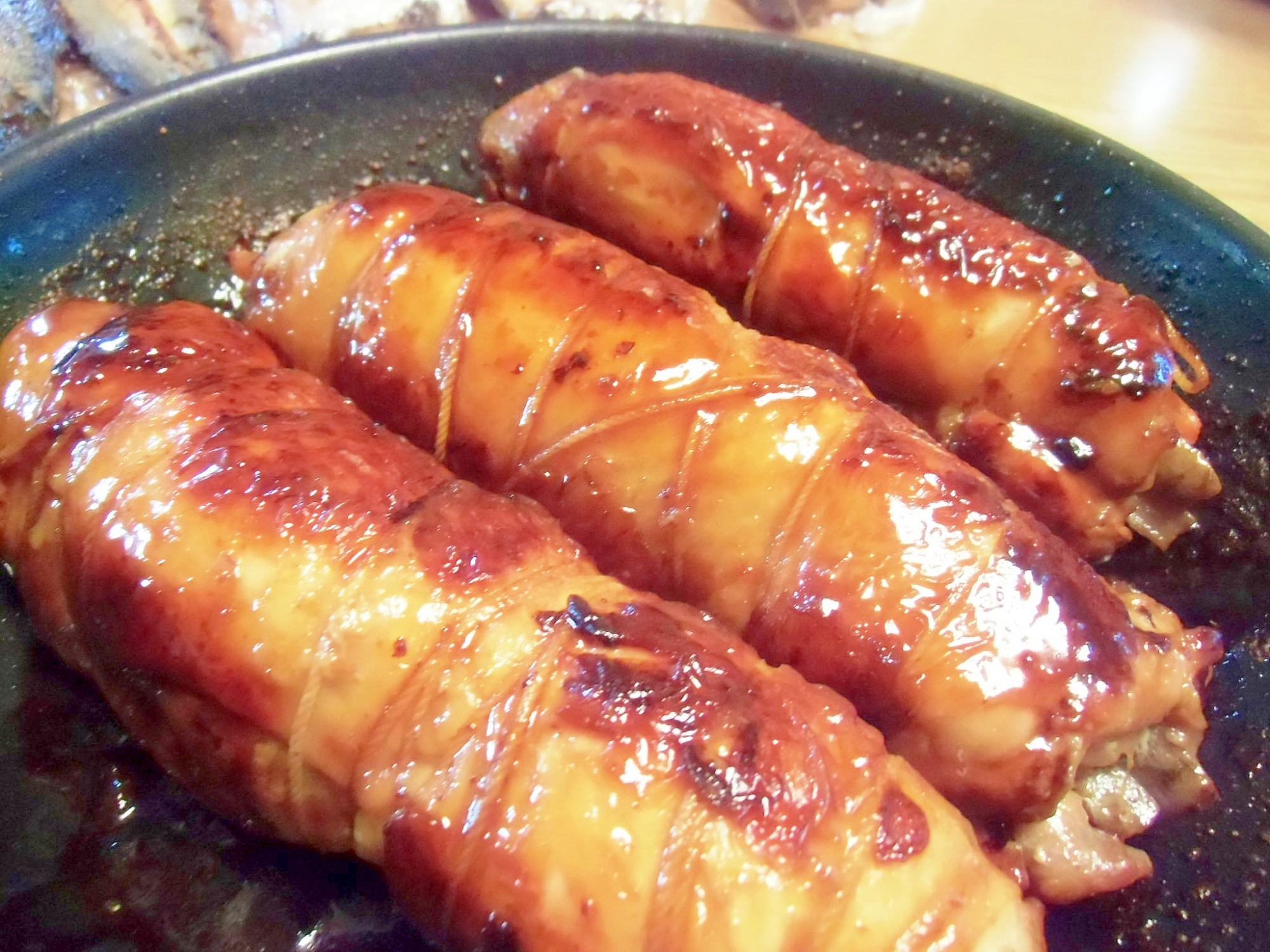 チキンロール照り焼き風 レシピ 作り方 By Miashimatora 楽天レシピ