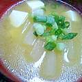 豆腐の生姜風味～味噌汁