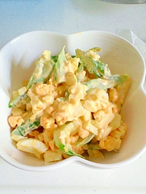 アスパラとゆで卵のサラダ レシピ 作り方 By ベーグル 楽天レシピ