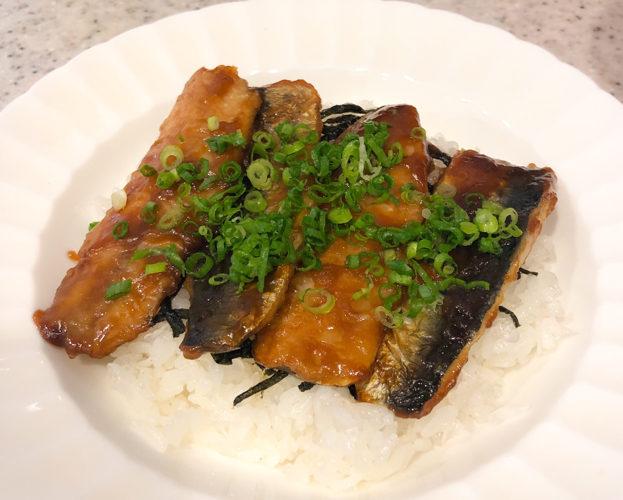 いわしの蒲焼き丼