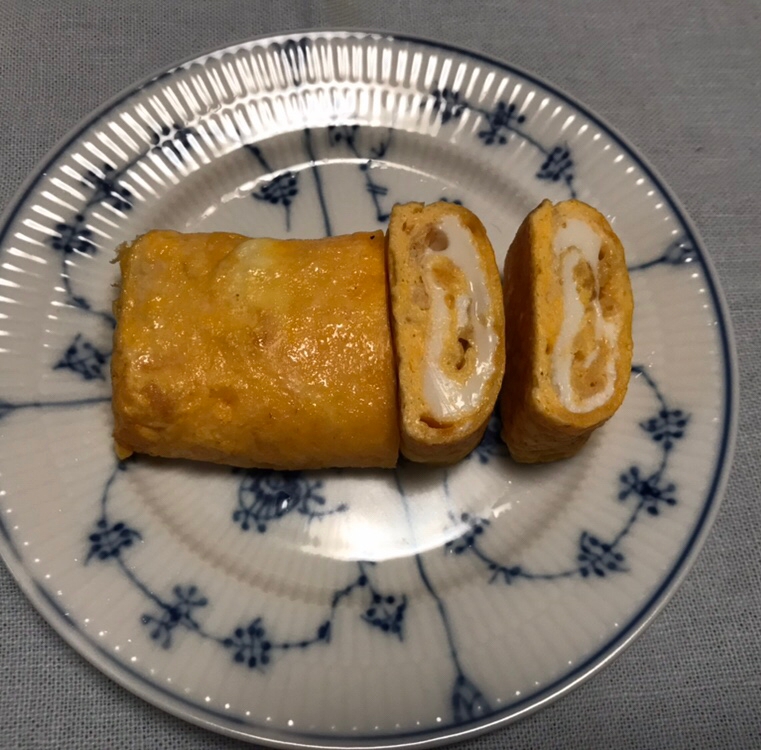 干しエビと天かすの卵焼き