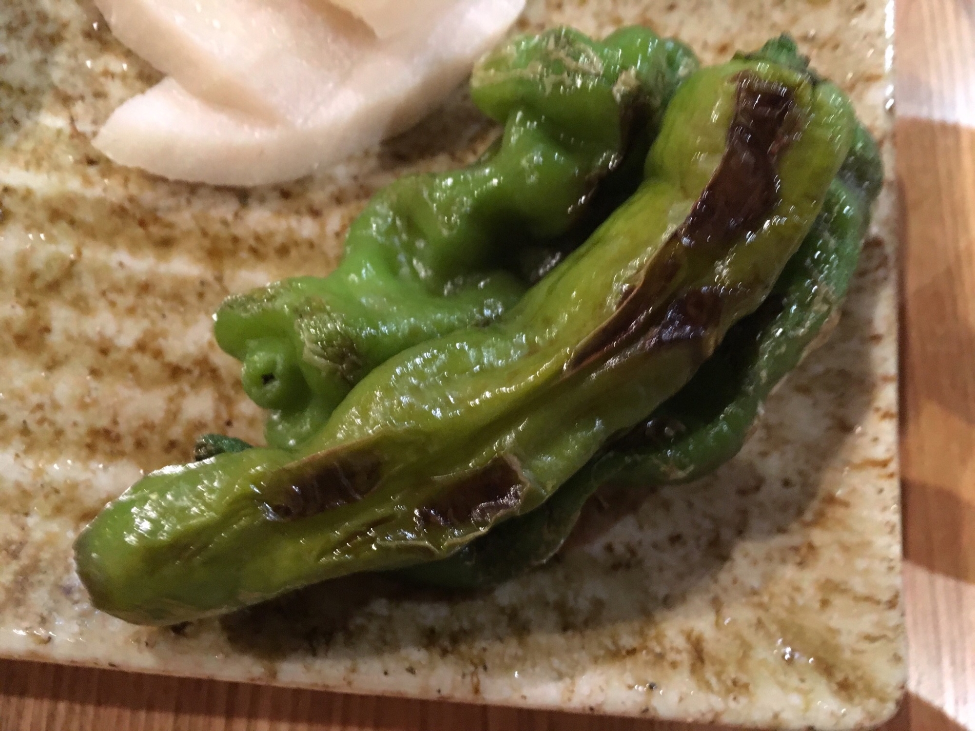 ししとうの辛子醤油焼き