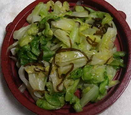 こんばんは〜家庭菜園のキャベツで作りました。外葉も美味しくいただきましたよ(*^^*)レシピありがとうございます。