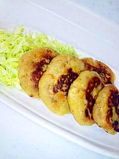 夕べの肉じゃがが変身！モチモチお餅ポテト