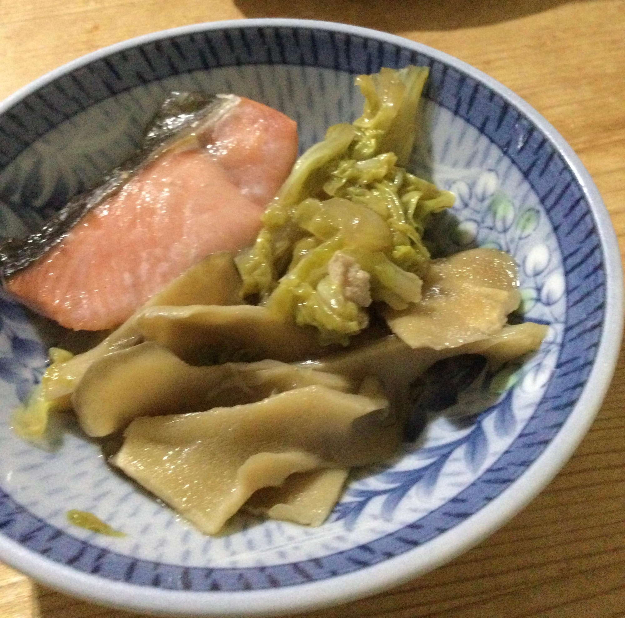 鮭舞茸白菜の煮物♪