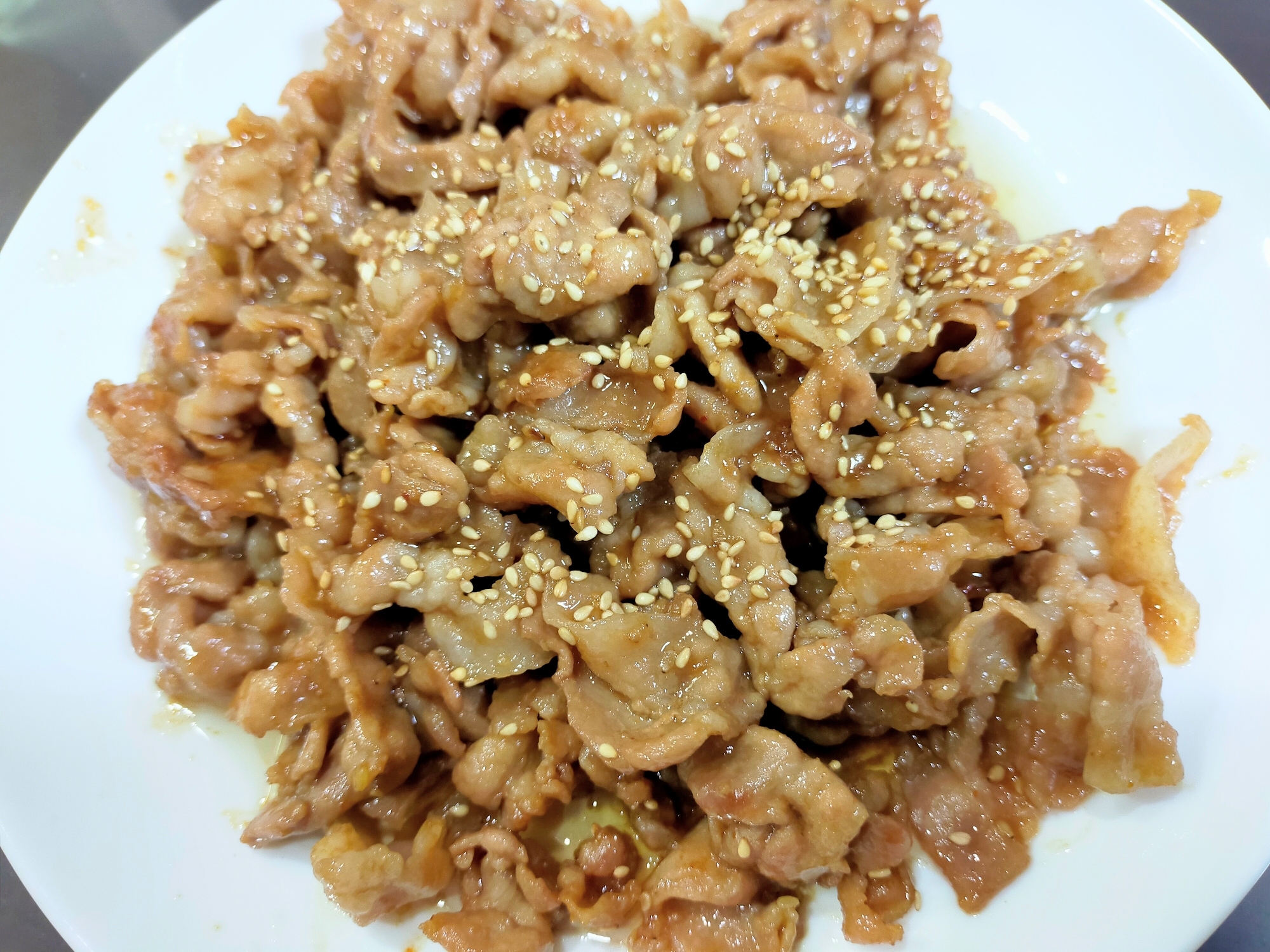 豚ばらしゃぶしゃぶ用肉で焼肉のタレ炒め レシピ 作り方 By しーちゃんママ 楽天レシピ