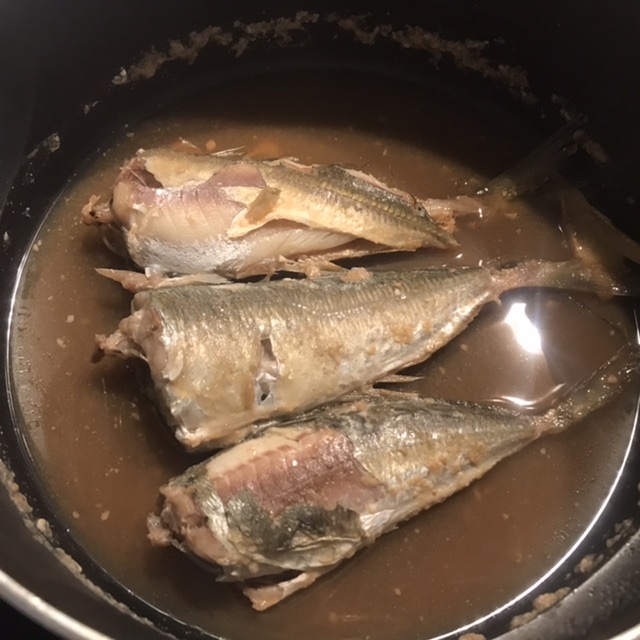 アジの味噌煮★夫が釣ってきたアジで