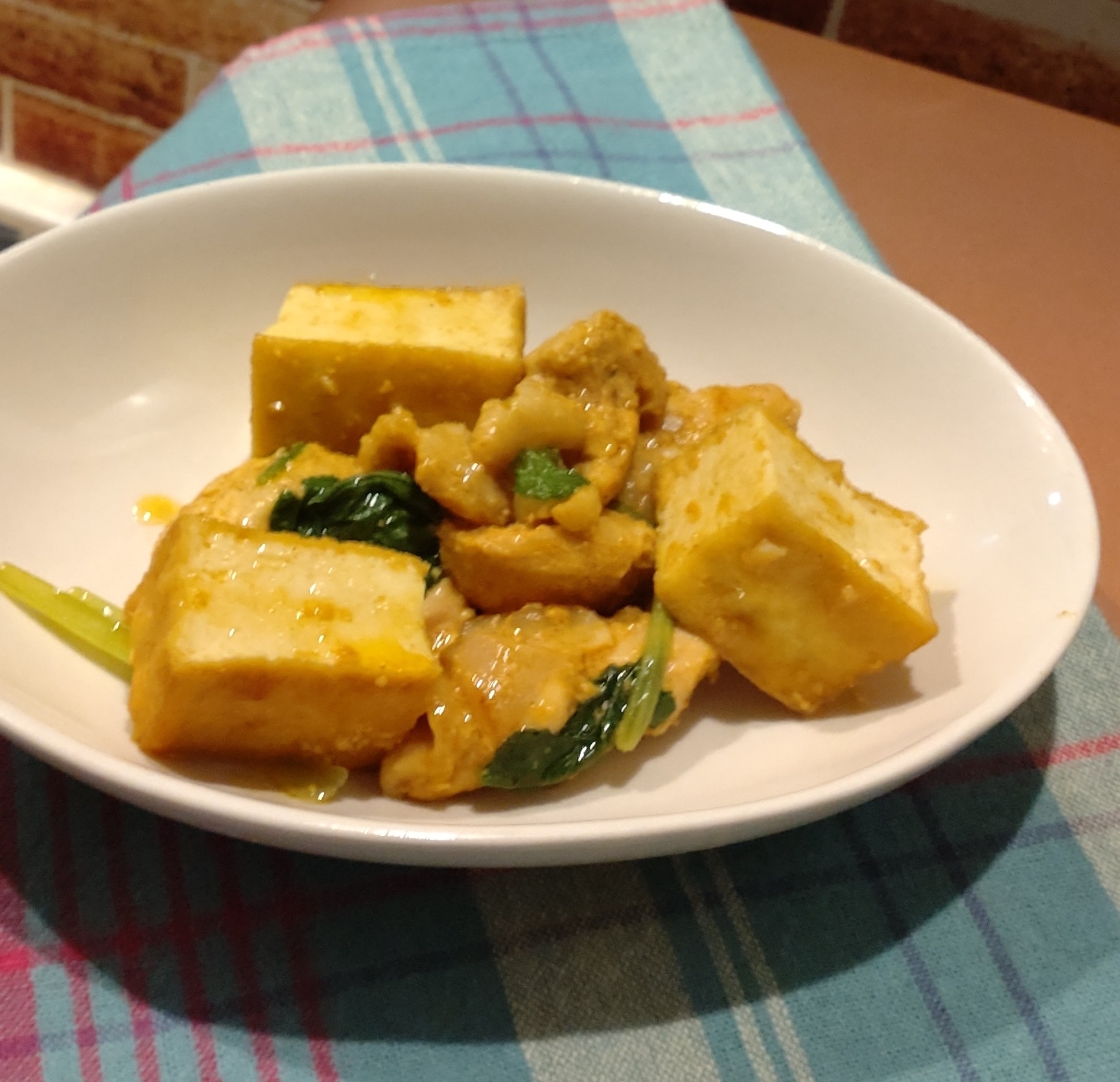 かさ増し♡厚揚げ入りタンドリーチキン