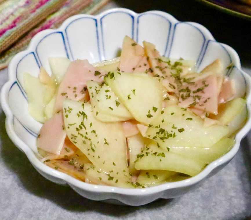 お手軽おつまみ♪ハムと大根のマリネ