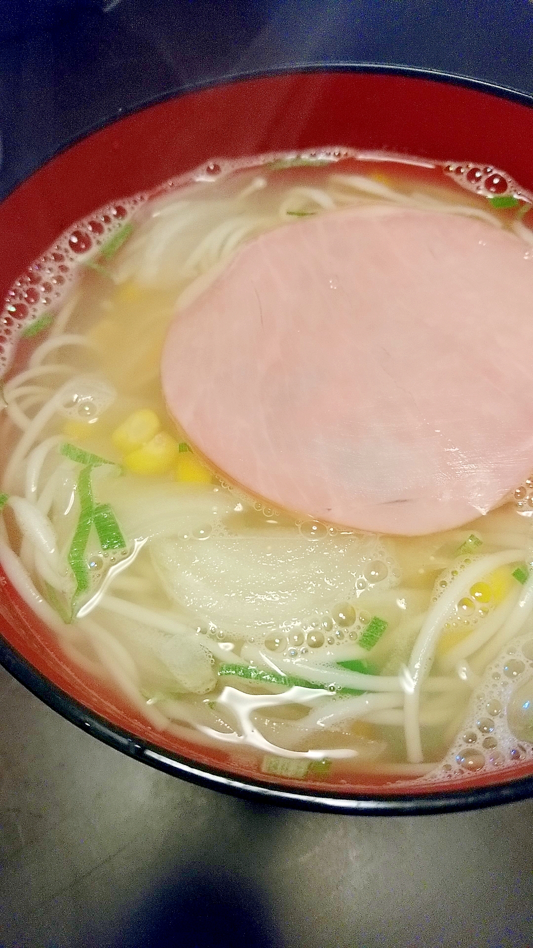 【麺料理】ハムでにゅうめん