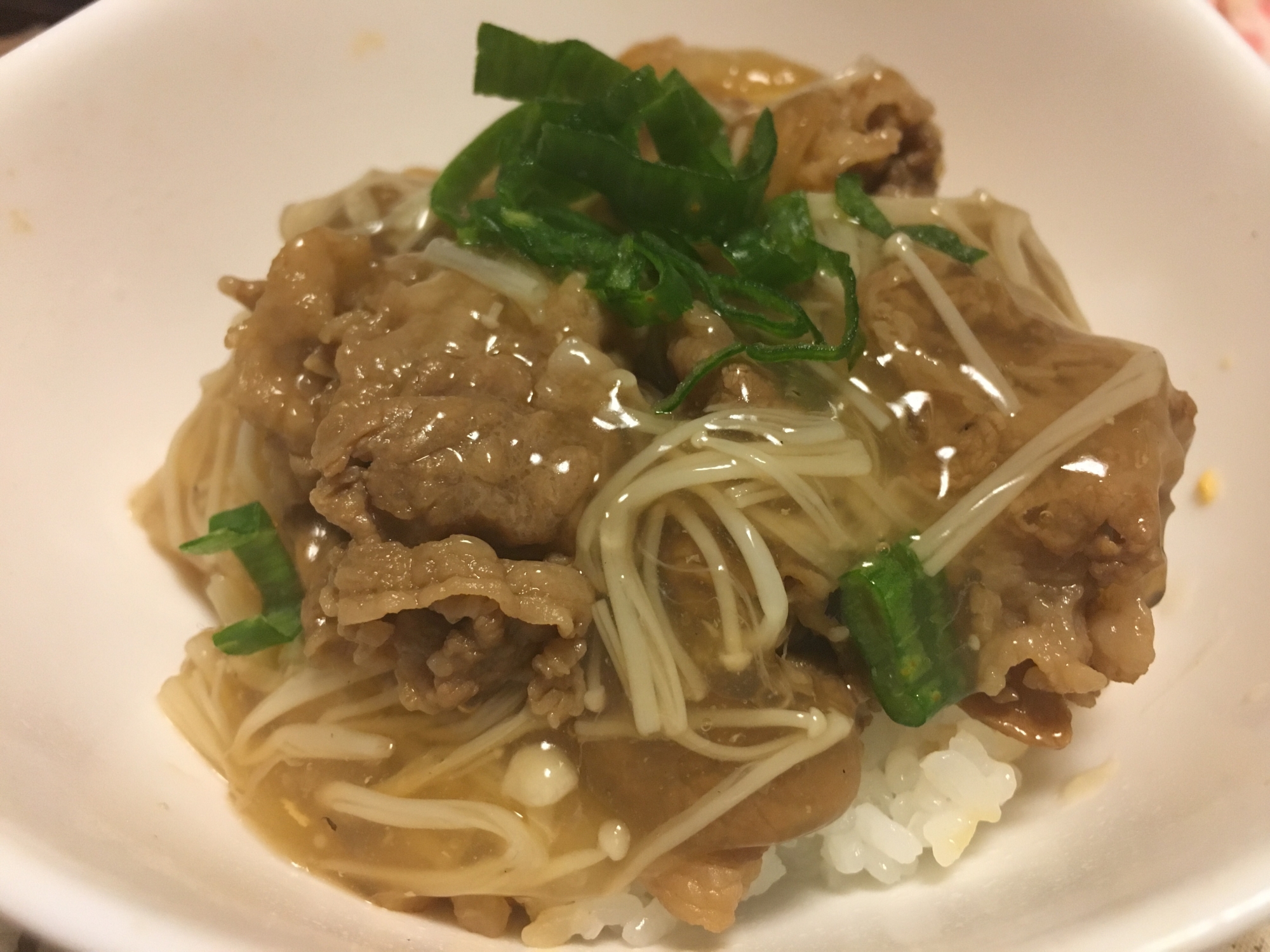 牛丼アレンジ✧₊*あんかけ牛丼