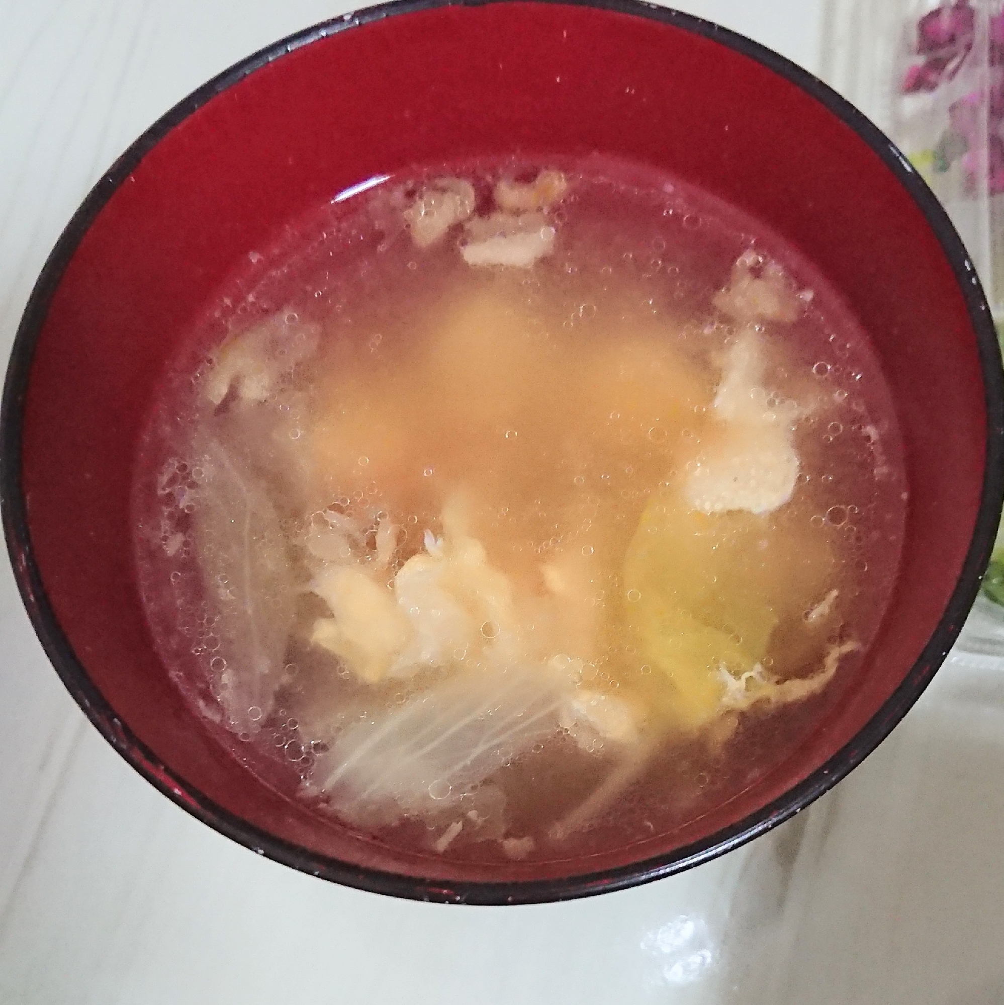 牛脂を使ったこくうま中華スープ