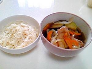 夏野菜☆和風つけ麺