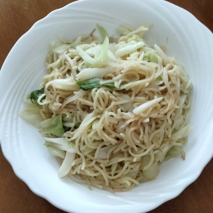 ヘルシーな大根焼きそば
