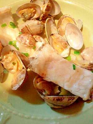 真鯛とアサリのアクアパッツァ風蒸し煮 トマトなし レシピ 作り方 By んちょん 楽天レシピ