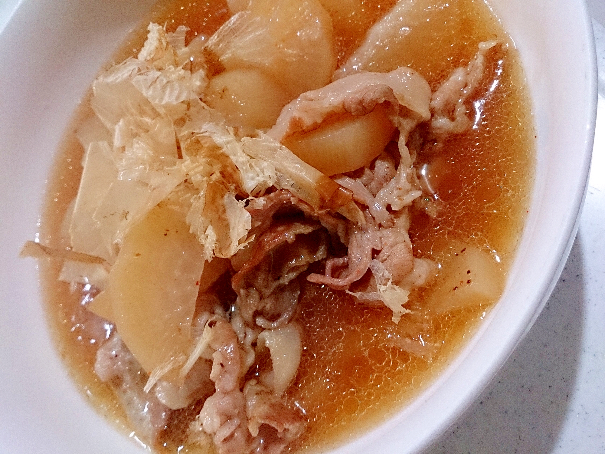 圧力鍋で豚バラ大根の花かつおのせ レシピ 作り方 By Hideok8 楽天レシピ 圧力鍋で豚バラ大根の花かつおのせ レシピ 作り方 By Hideok8 楽天レシピ