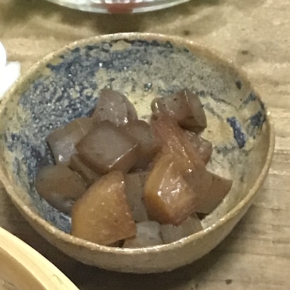 こんにゃくと大根の煮物