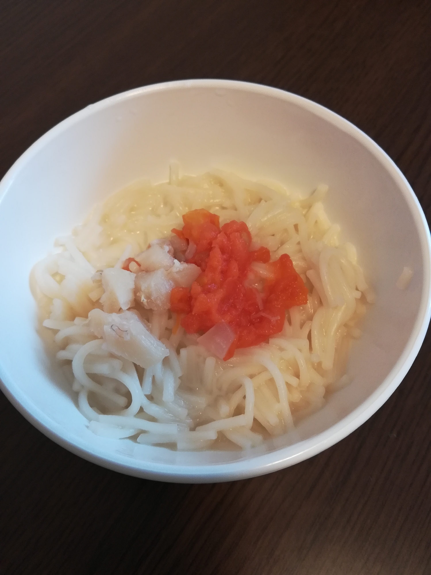 離乳食後期 たらトマトそうめん レシピ 作り方 By もん1223 楽天レシピ 離乳食後期 たらトマトそうめん レシピ 作り方 By もん1223 楽天レシピ