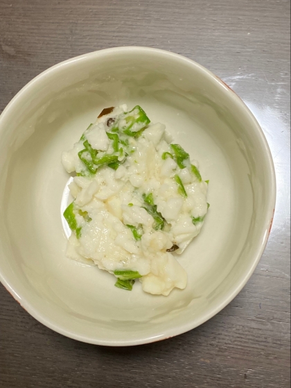 大和芋とオクラの塩昆布あえ【和食・副菜】