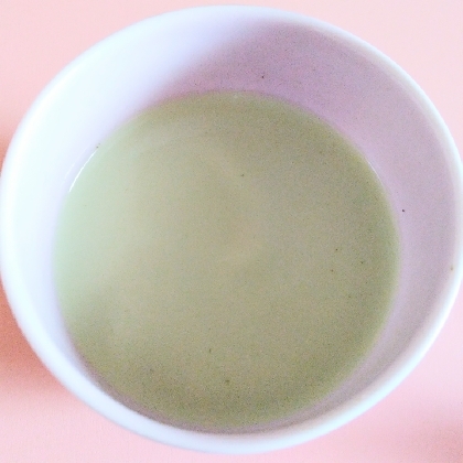 グリーンティ♪抹茶ラテ♪粉末抹茶使って『裏技伝授』