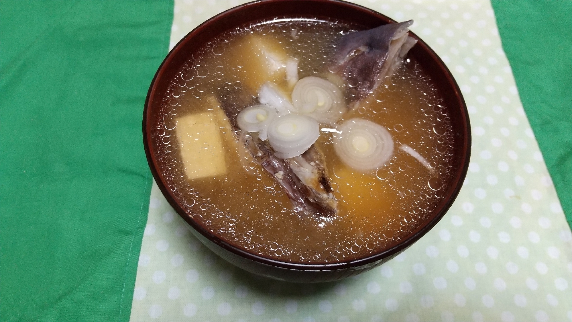 鯛は焼いてから☆鯛のあら汁