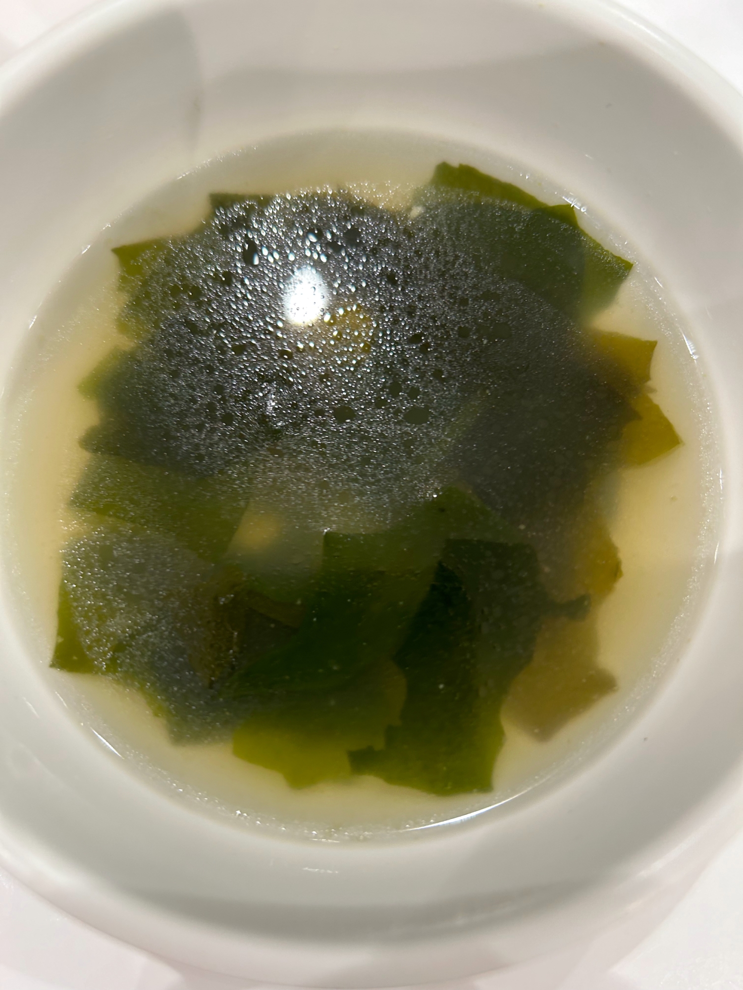 わかめの中華スープ