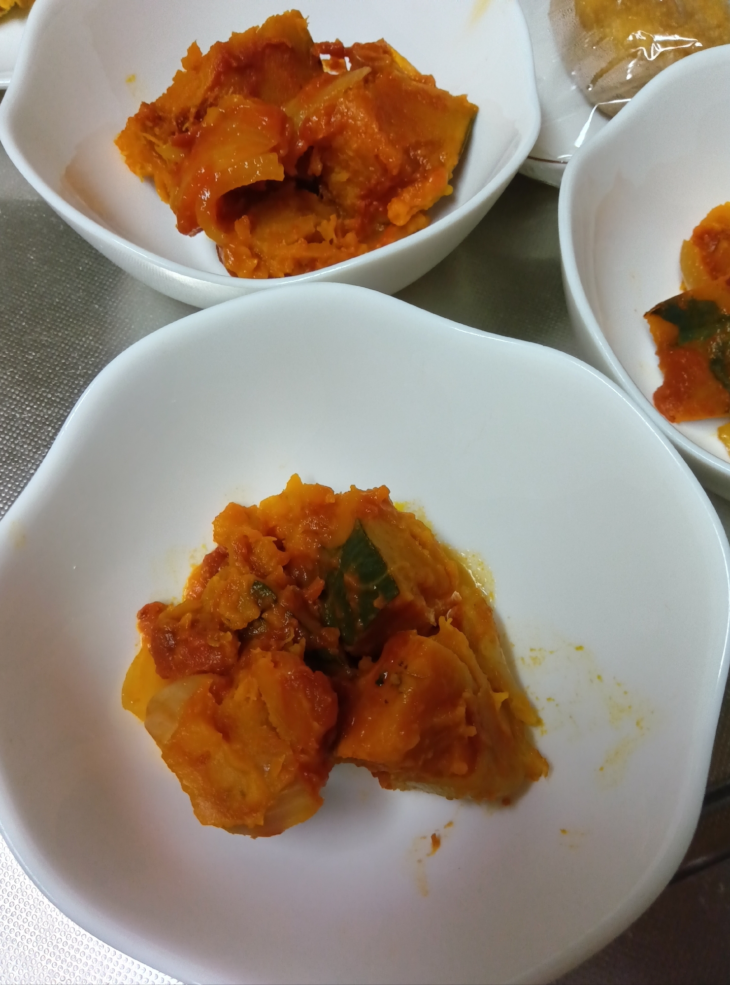 かぼちゃのトマト コンソメ煮