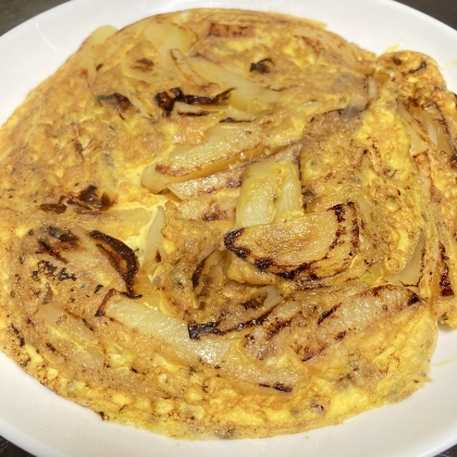 細切りポテトのイタリアンなスペイン風オムレツ♪