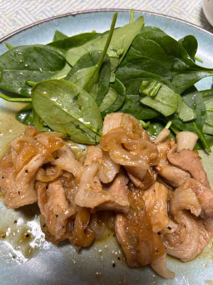 めんつゆと焼き肉のたれで！豚肉と玉葱の生姜焼き