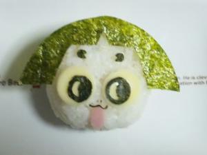 おじゃる丸おにぎり キャラ弁 レシピ 作り方 By Hahaue 楽天レシピ