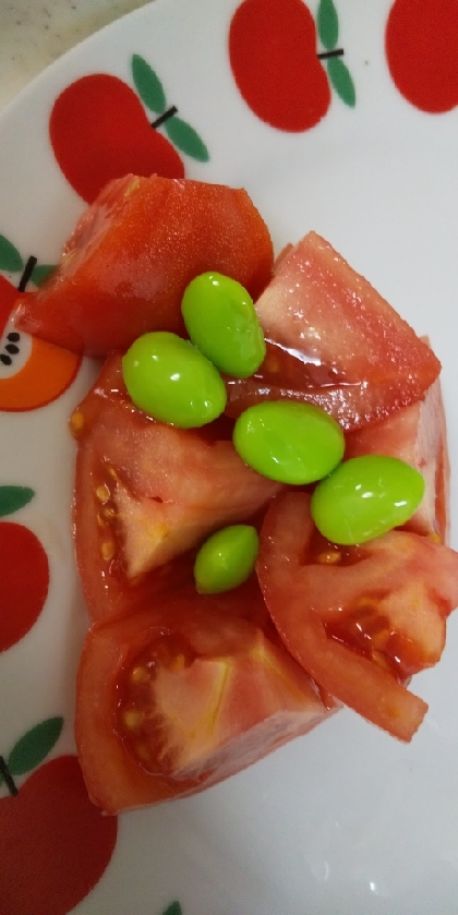 トマトと枝豆のサラダ