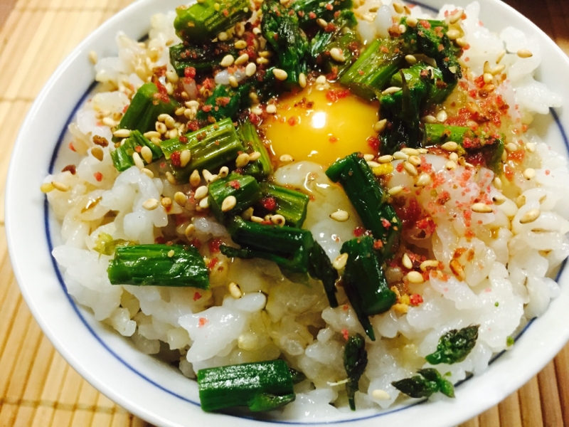 バターアスパラ入りすき焼風卵かけごはん レシピ 作り方 By たかまさ20010911 楽天レシピ