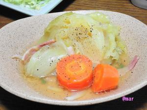 大きめ野菜のほっこりスープ♪