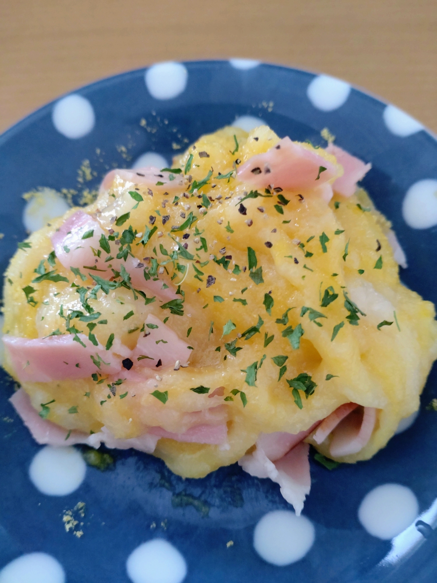 簡単！スープの素で♪コーンポタージュ餅☆