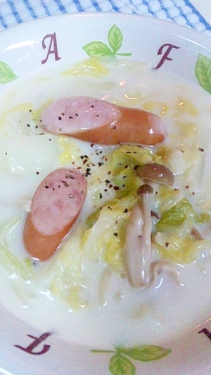 シチューの素de簡単白菜のクリーム煮 レシピ 作り方 By ケロロ姫 楽天レシピ