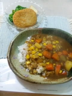 食べ過ぎ防止カレーその３！スイートコーンカレー