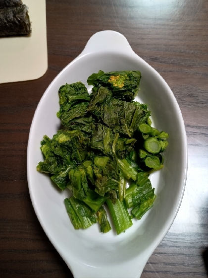 菜の花☆簡単からし和え