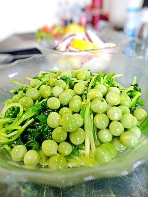 簡単ヘルシー えんどう豆と豆苗の塩麹親子サラダ レシピ 作り方 By すいかサマ 楽天レシピ 簡単ヘルシー えんどう豆と豆苗の塩麹親子サラダ レシピ 作り方 By すいかサマ 楽天レシピ