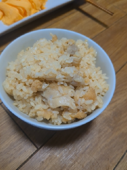 余ったケンタッキーフライドチキンで炊き込みご飯
